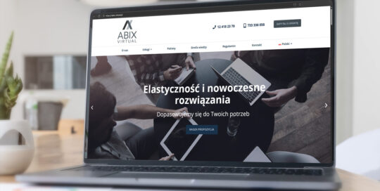 Abix Virtual strona internetowa