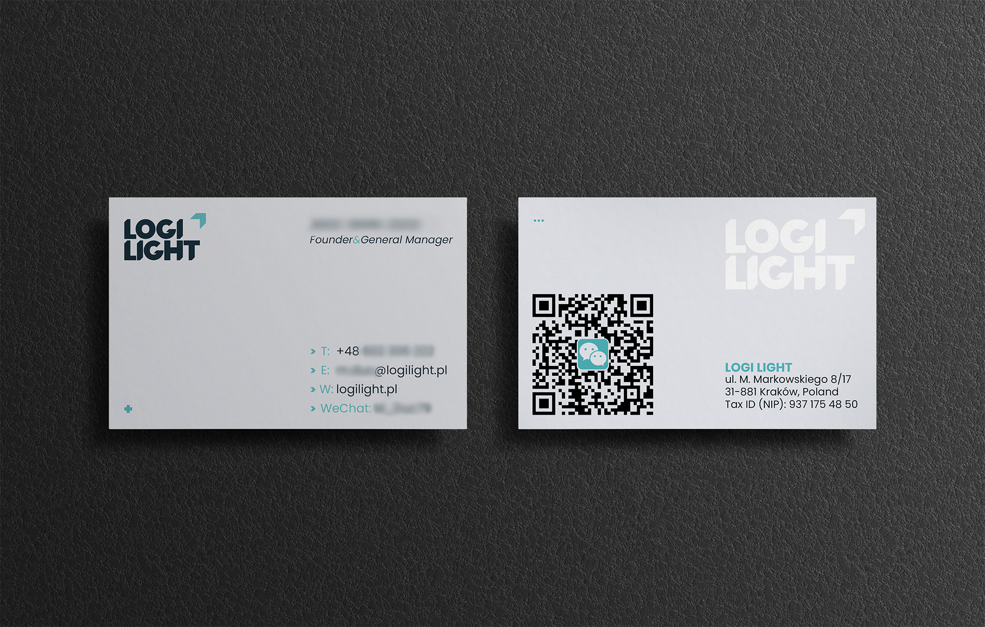 Wizytówka Logi Light